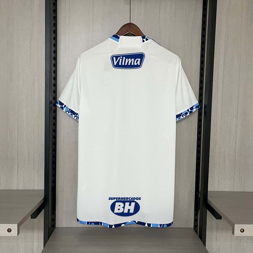 24-25 Cruzeiro Away Kit with All Sponsors 13