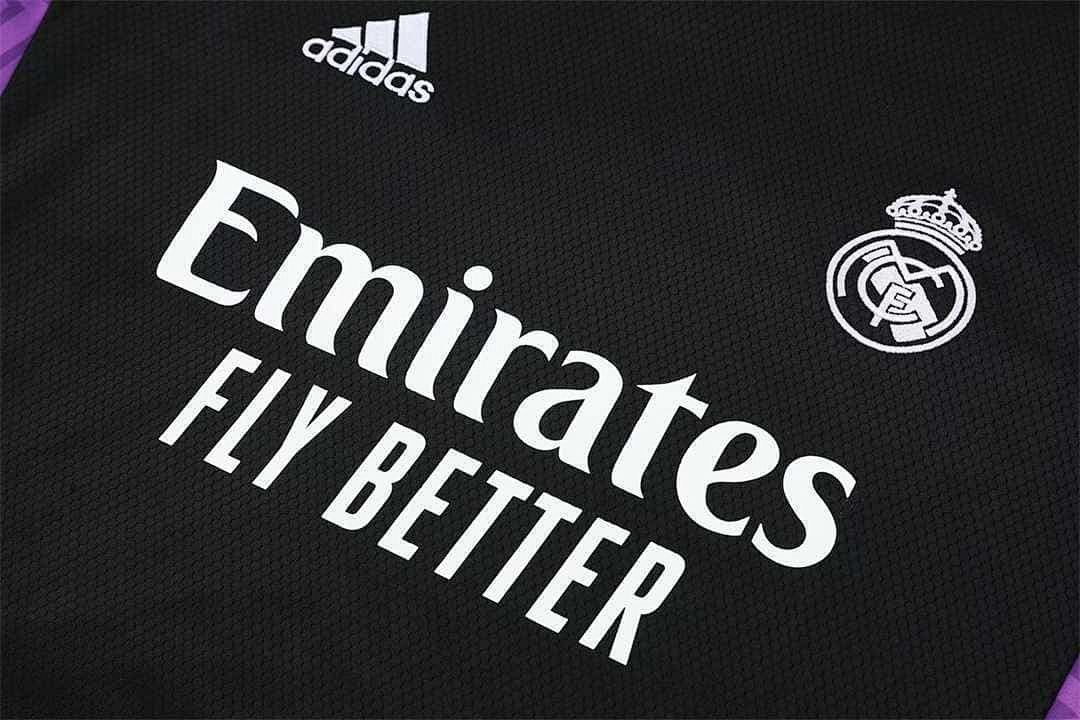 22-23 Real Madrid vest training suit kit black 15