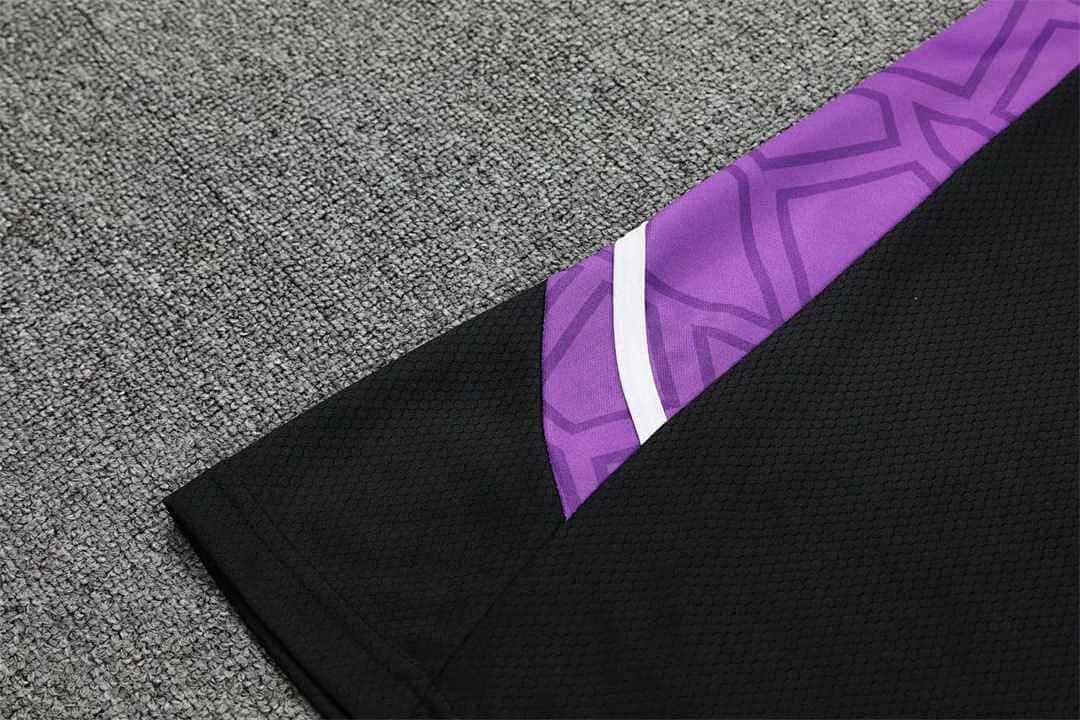 22-23 Real Madrid vest training suit kit black 16