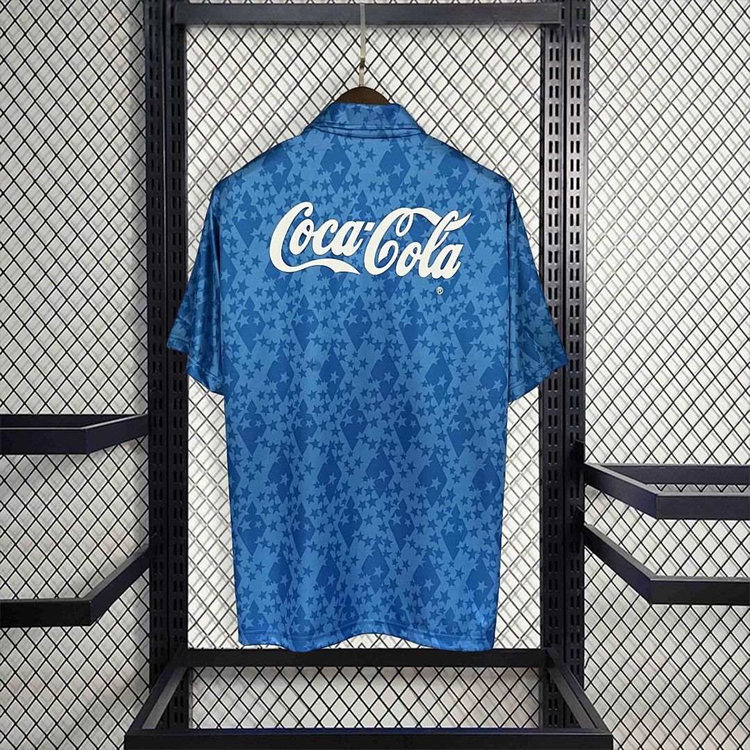 93-94 Cruzeiro Home S-XXL football t-shirt 5