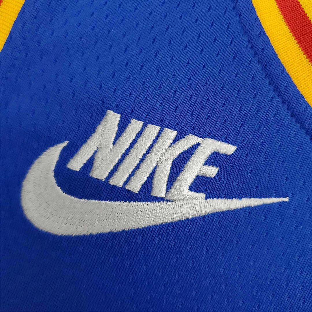 75th aniversario Cuminga#00 Warriors clásico azul NBA camiseta 7
