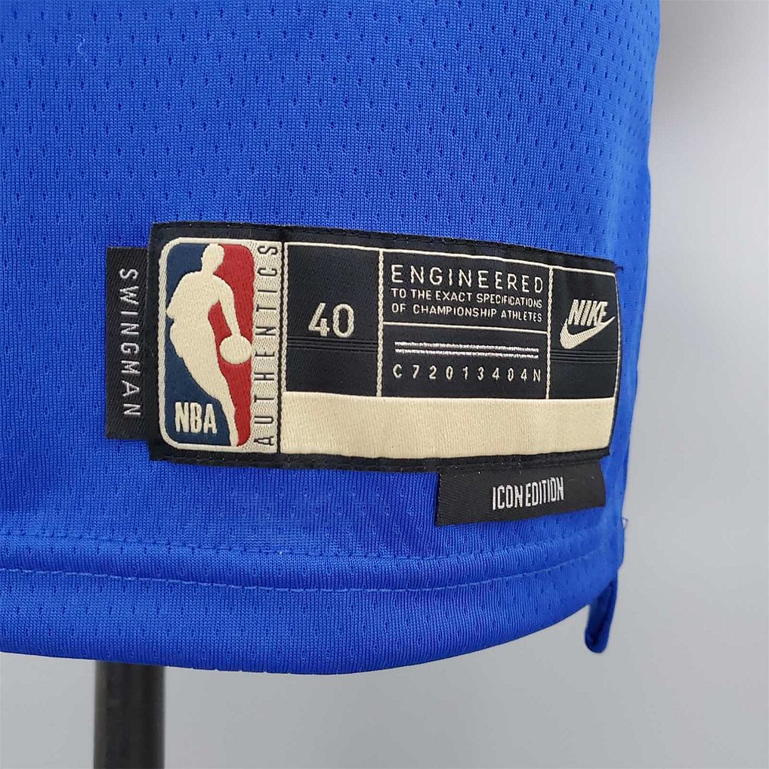 75th Anniversary Curry #30 Warriors Retro Blue 2