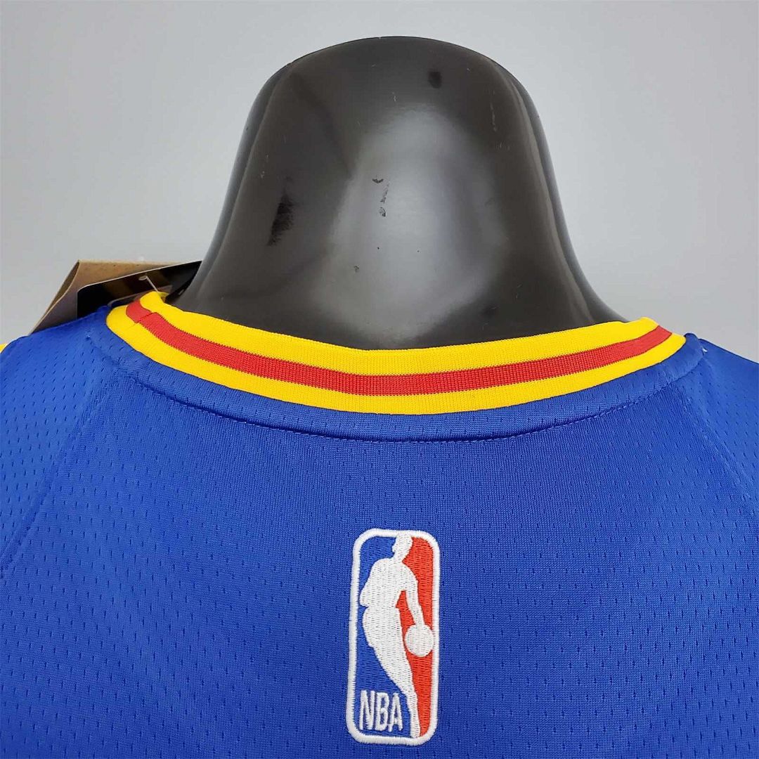 75th Anniversary Curry #30 Warriors Retro Blue 5