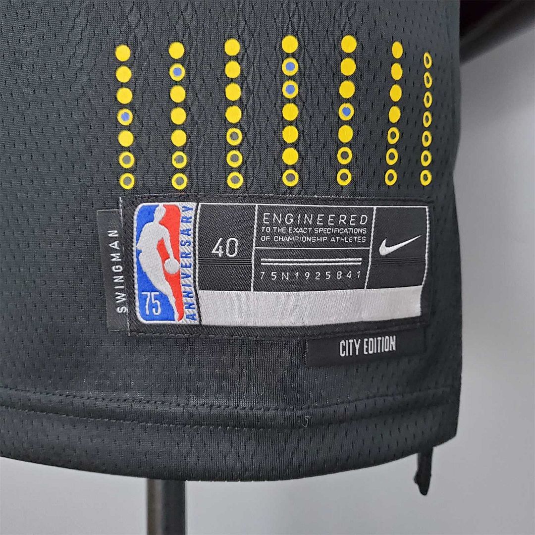 75th Anniversary Curry #2974 Warriors Black 9