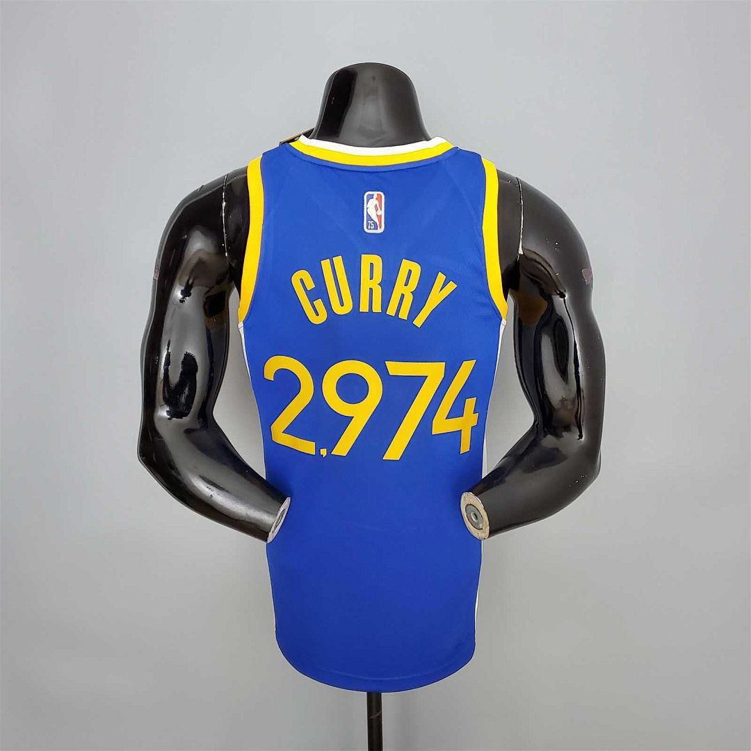 75th Anniversary Curry #2974 Warriors Blue 7