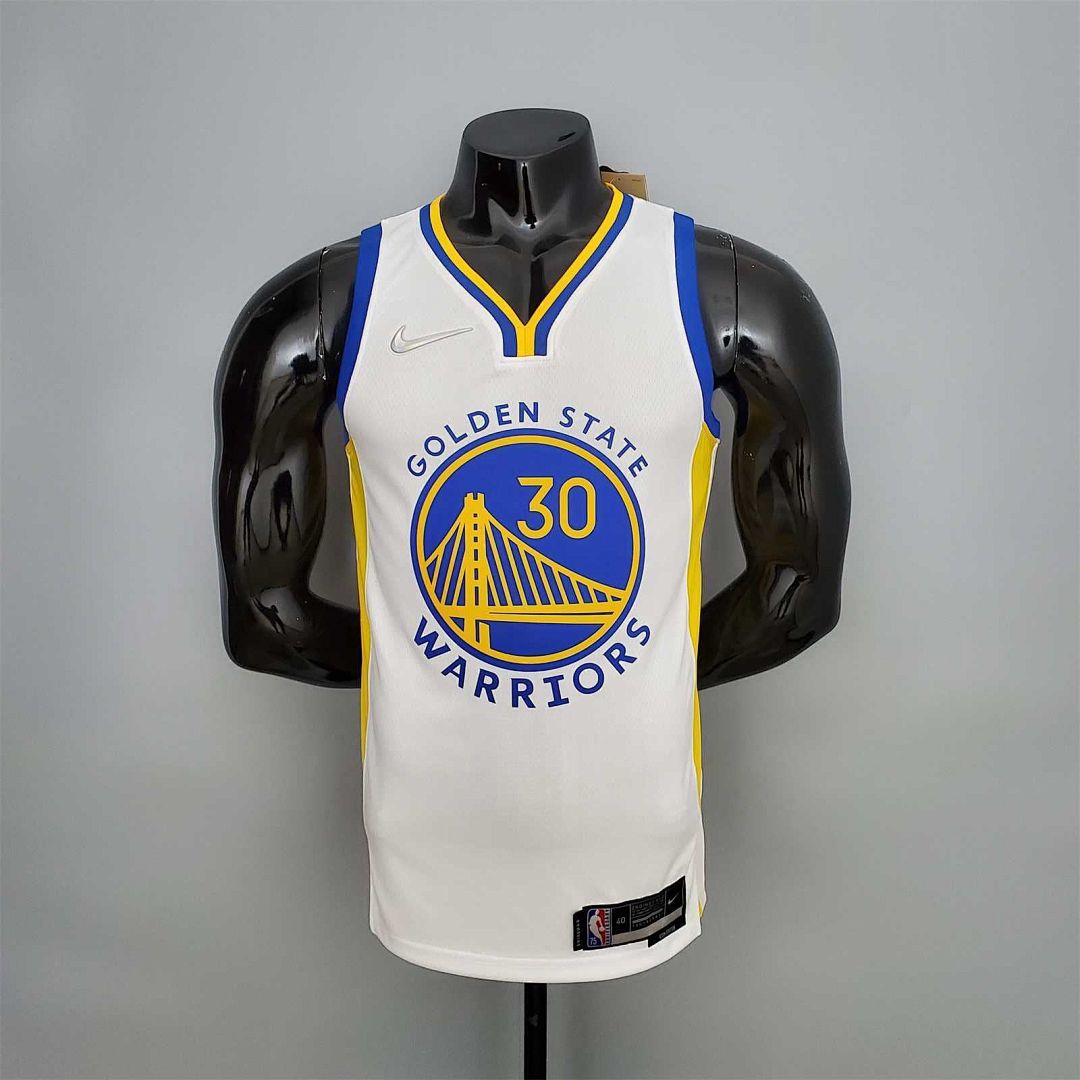 75th Anniversary Curry#2974 Warriors White