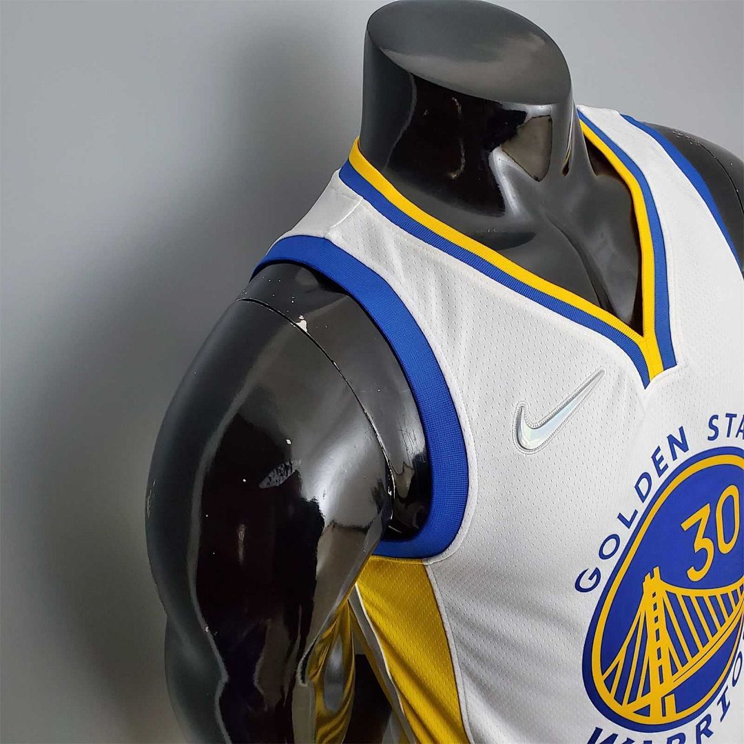 75th Anniversary Curry#2974 Warriors White 7