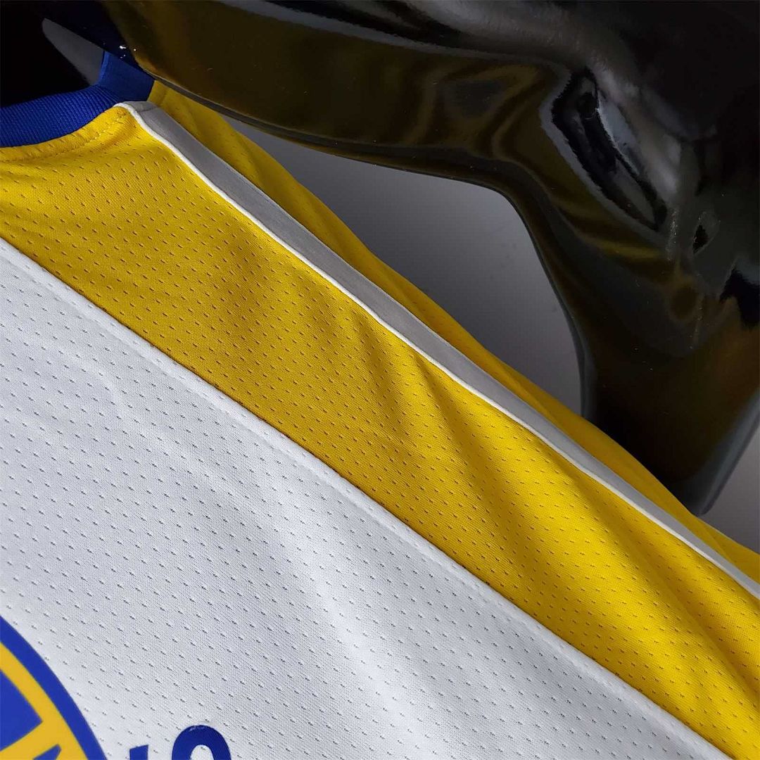 75th Anniversary Golden State Warriors Curry #30 Mexico Edition White NBA Jersey 6