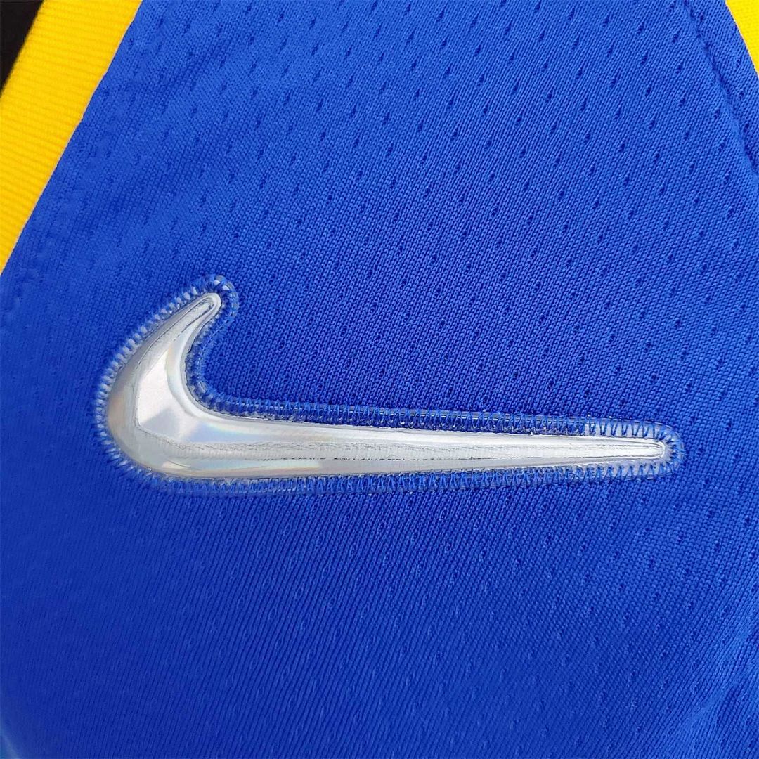 75th Anniversary Golden State Warriors CURRY#30 Mexico Blue NBA Jersey 7