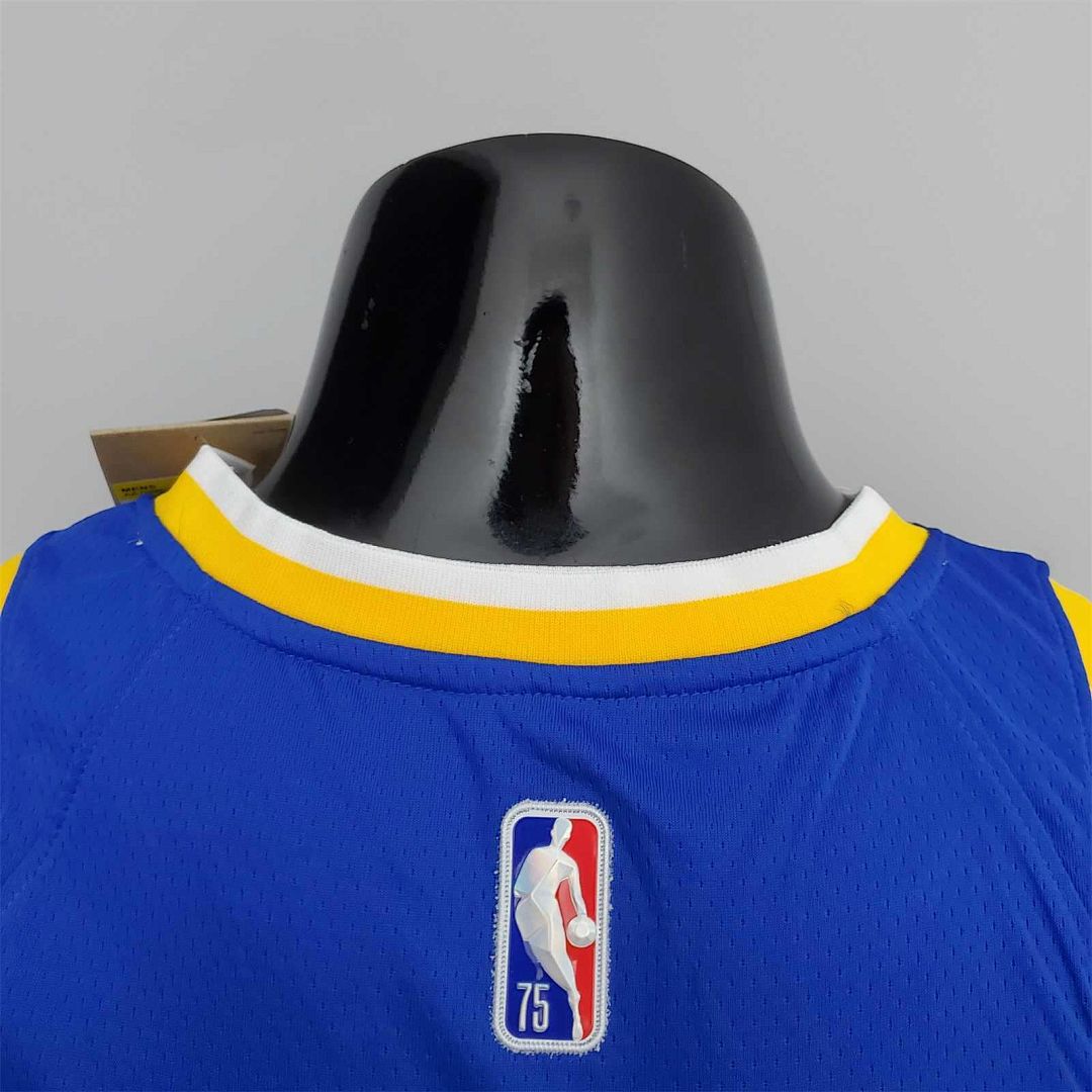 75th Anniversary Golden State Warriors Thompson #11 Mexico Edition Blue NBA Jersey 10