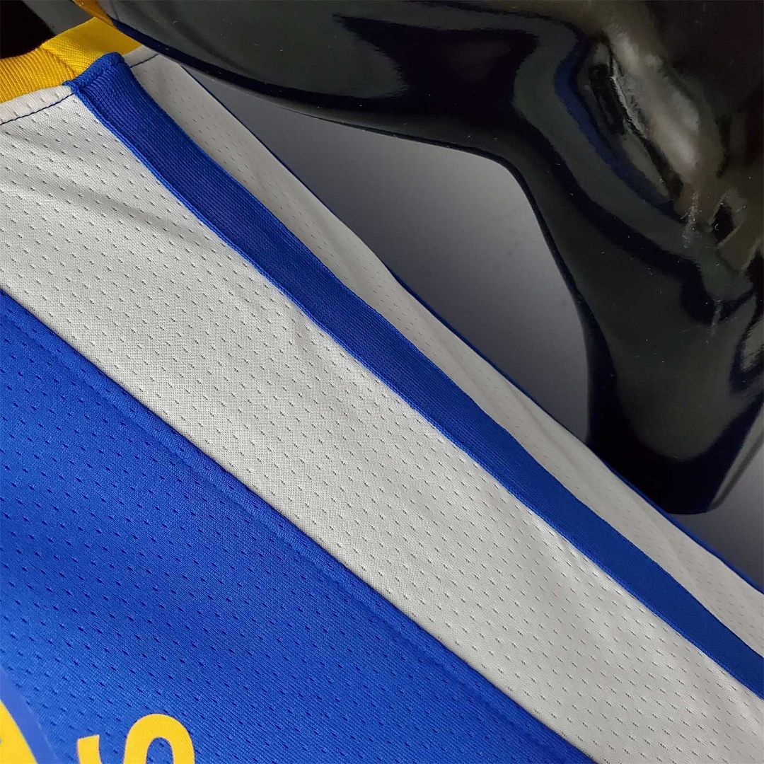 75th Anniversary Golden State Warriors Thompson #11 Mexico Edition Blue NBA Jersey 6