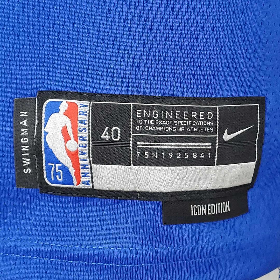 75th Anniversary Golden State Warriors Thompson #11 Mexico Edition Blue NBA Jersey 7