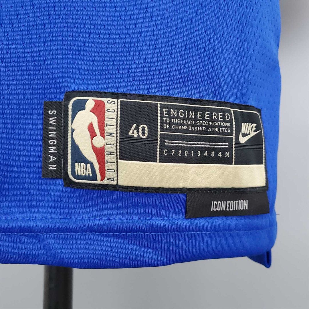 75th Anniversary Iguodala #9 Warriors Retro Edition Blue 5