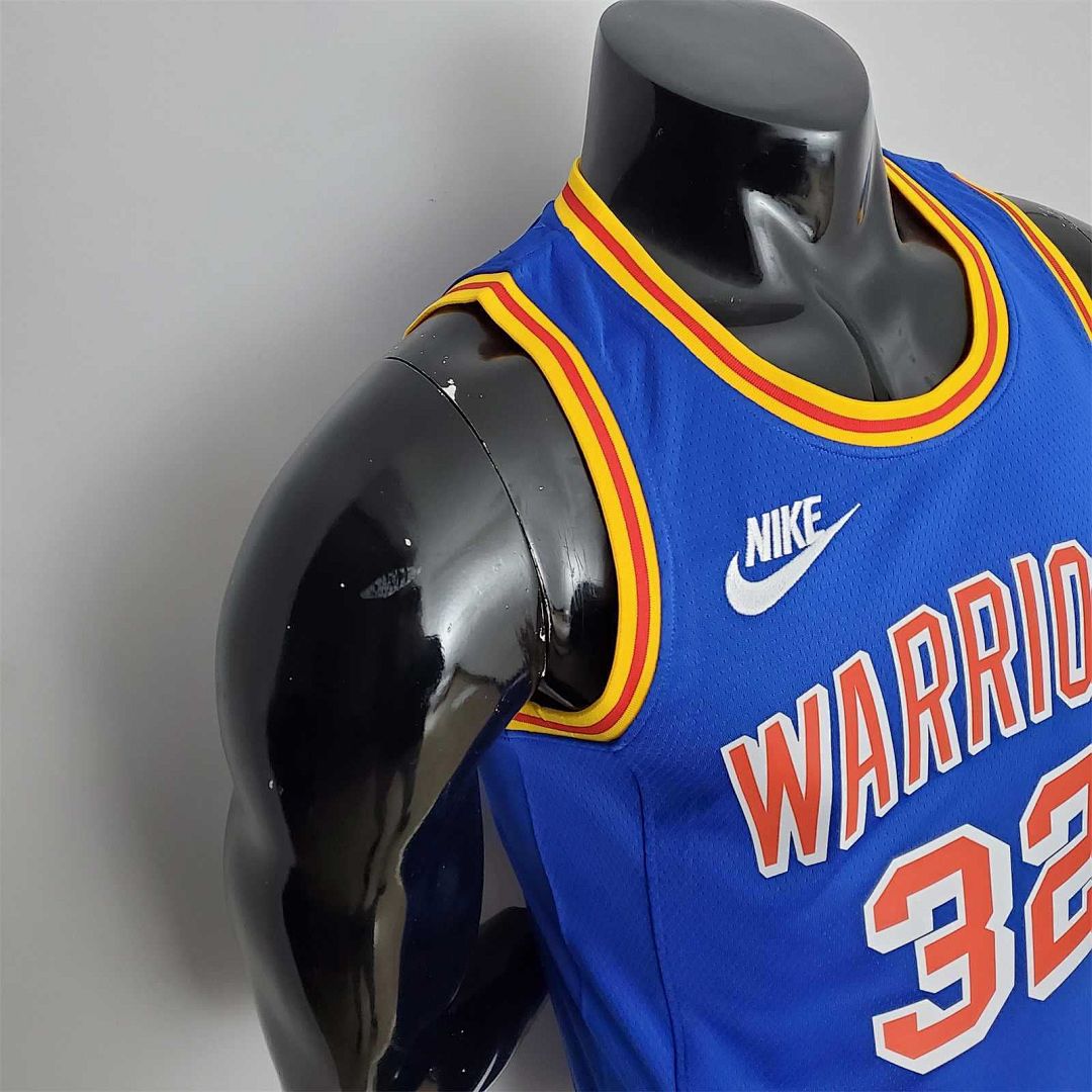 75th anniversaire Porter jr.#32 Warriors vintage bleu NBA maillot 7