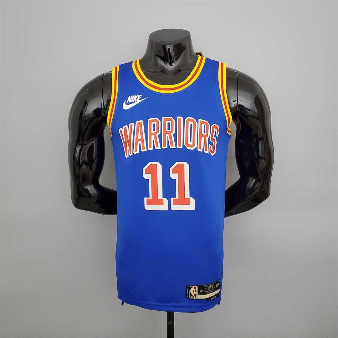 75th Anniversary Thompson #11 Warriors Retro Blue