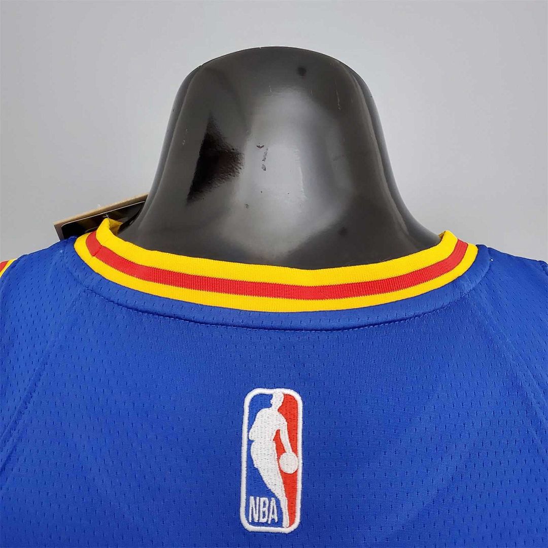 75th Anniversary Thompson #11 Warriors Retro Blue 4