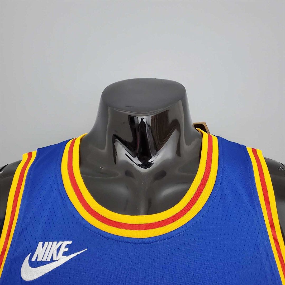 75th Anniversary Thompson #11 Warriors Retro Blue 6