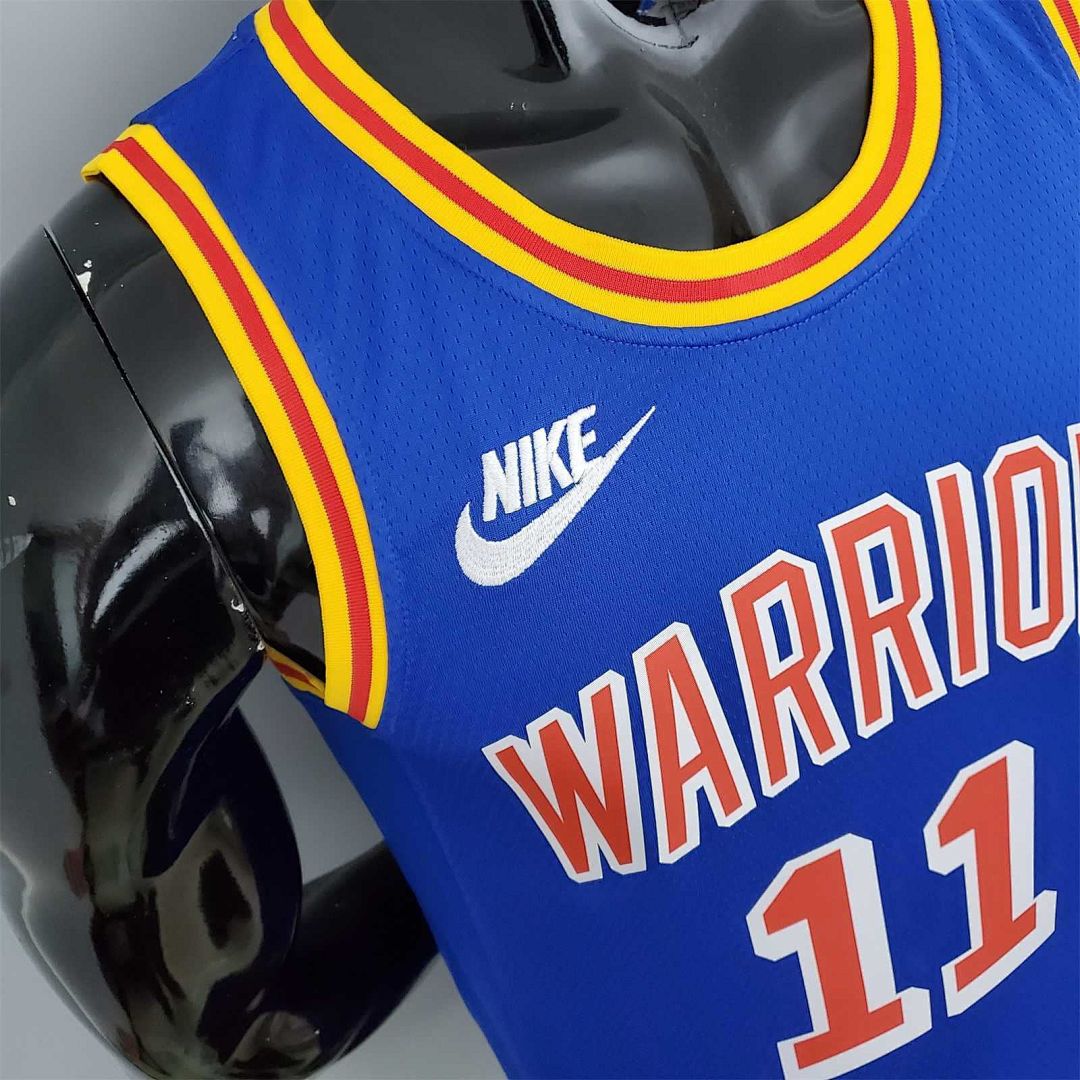 75th Anniversary Thompson #11 Warriors Retro Blue 7