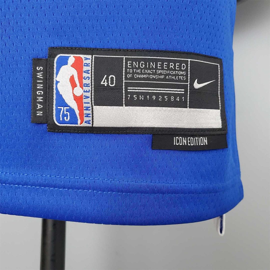 75th Anniversary THOMPSON#11 Warriors Blue 3