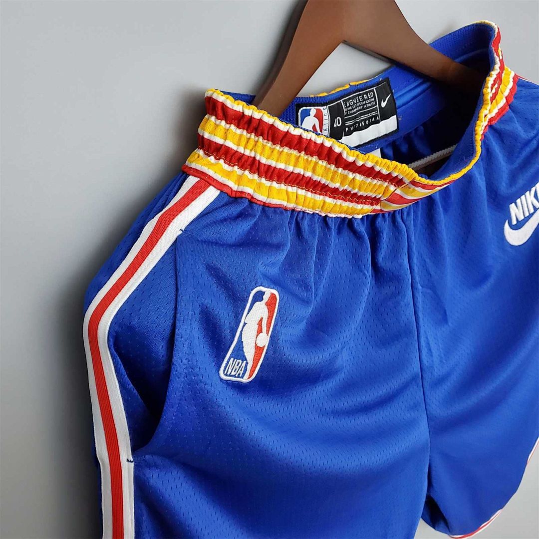 75th Anniversary Warriors Retro Shorts 3