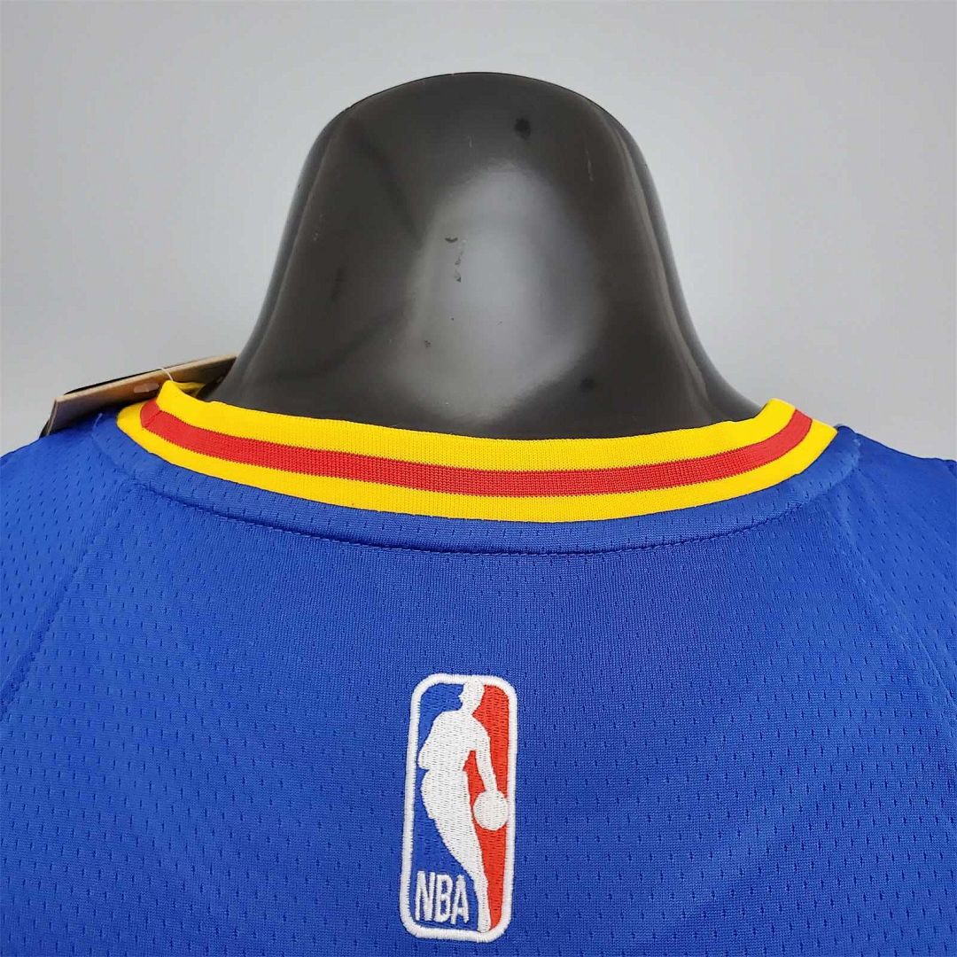 75th Anniversary Wiggins #22 Warriors Retro Blue 8