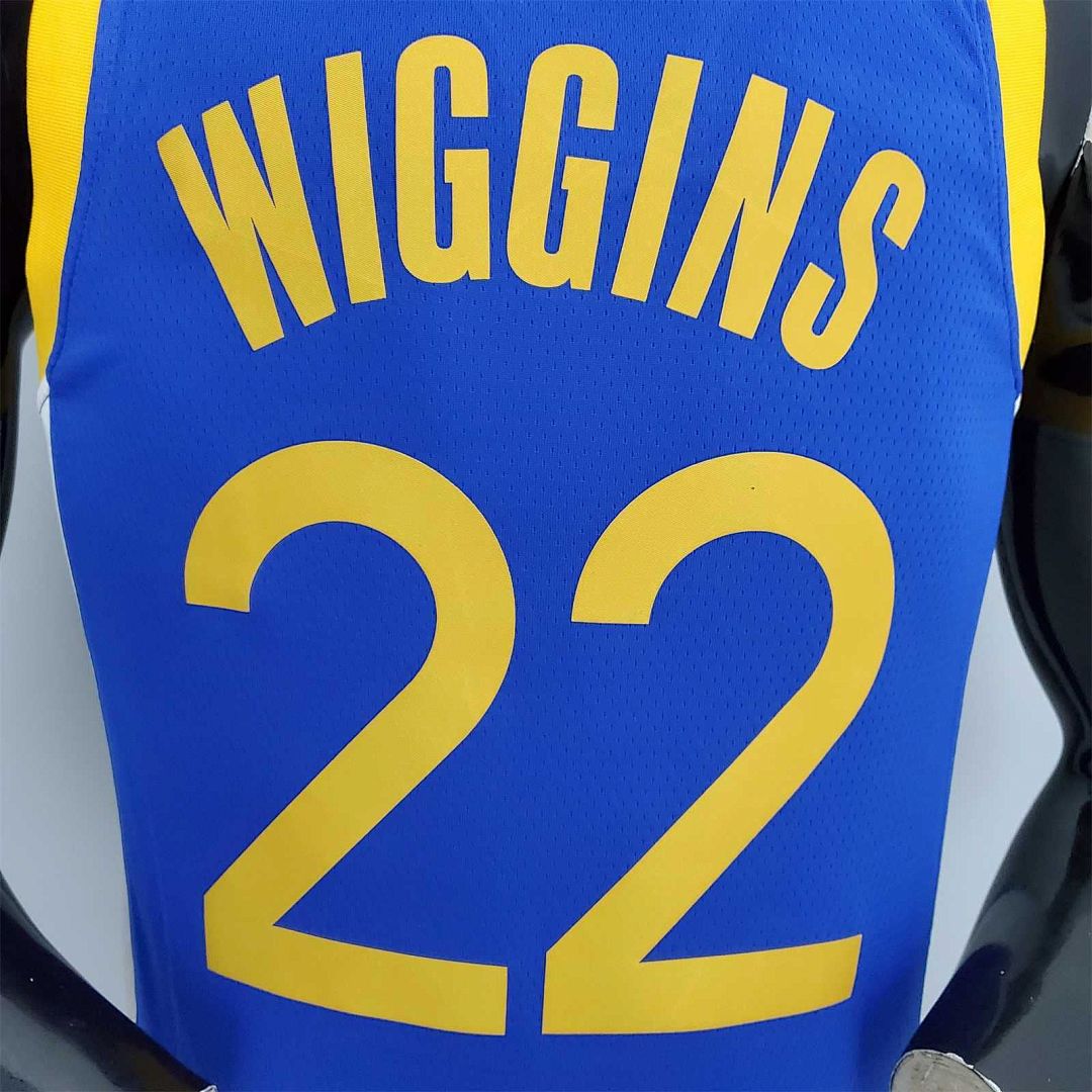 75th Anniversary WIGGINS#22 Warriors Blue 4