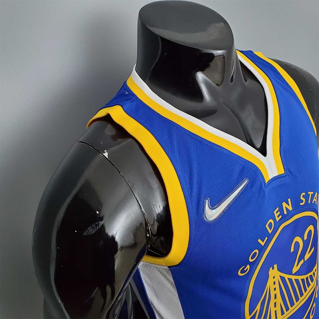 75th Anniversary WIGGINS#22 Warriors Blue 7