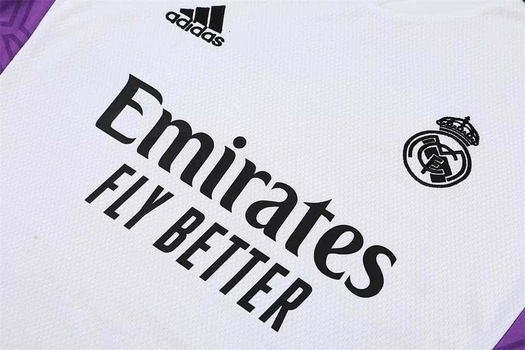 22-23 Real Madrid vest training suit kit White 19
