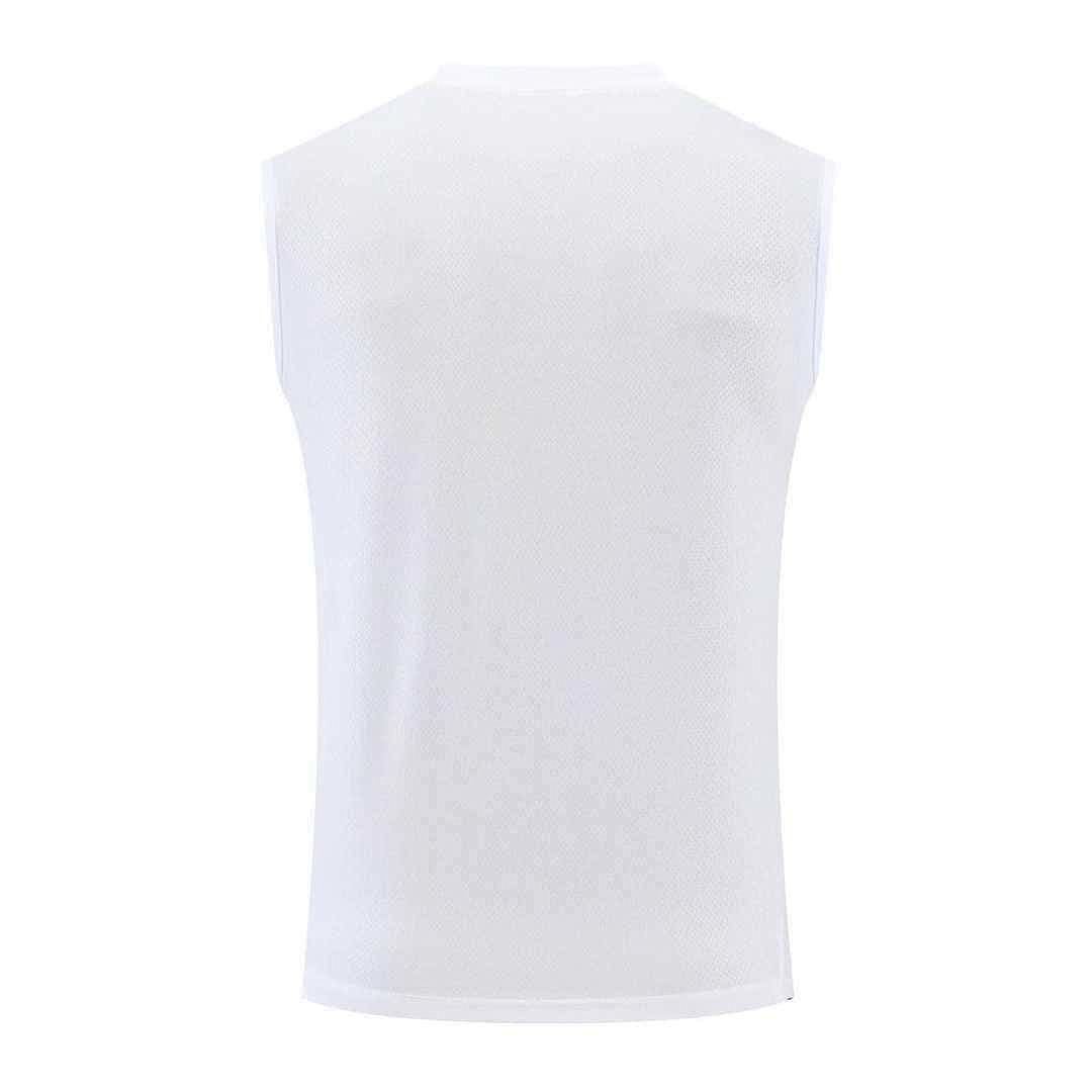 22-23 Real Madrid vest training suit kit White 8