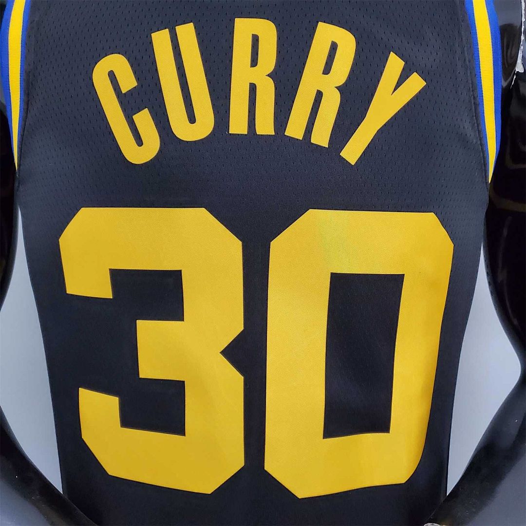 2022 75th Anniversary Curry #30 Warriors City Edition Black 3