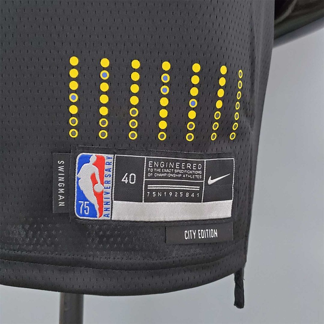 2022 75th Anniversary Curry #30 Warriors City Edition Black 7