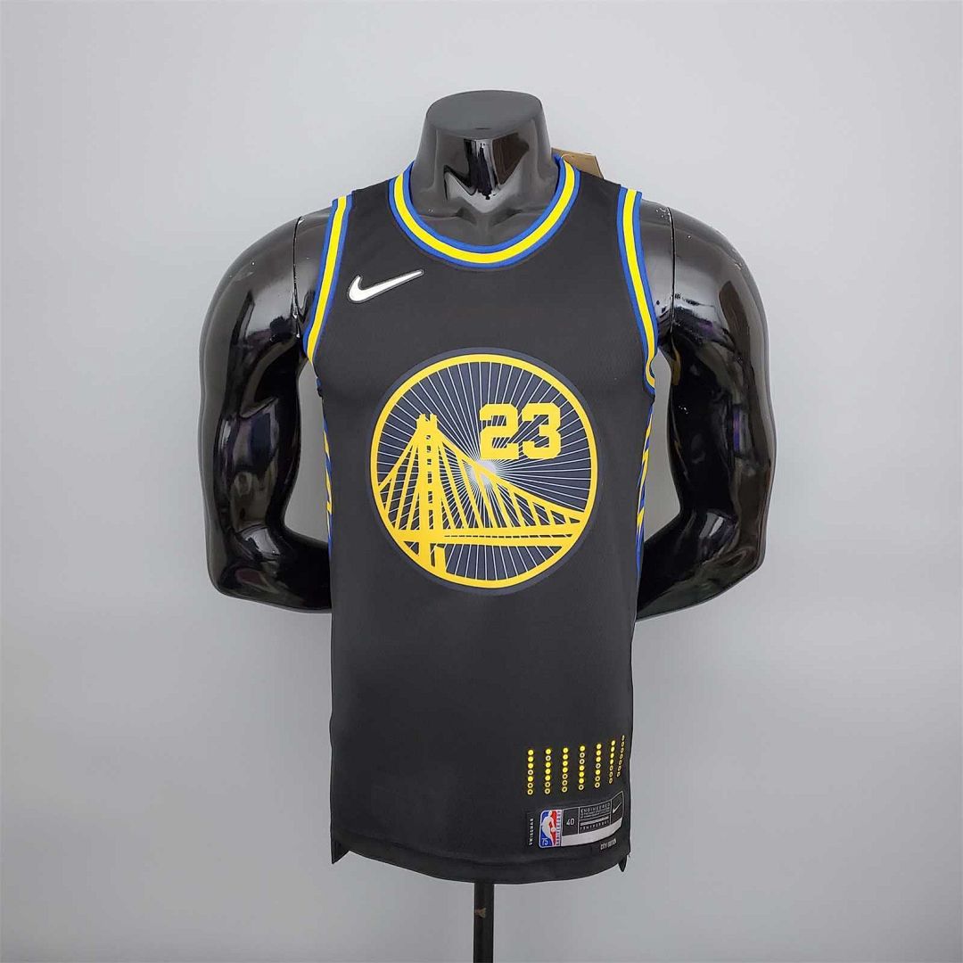 2022 75th Anniversary green#23 Warriors City Edition Black