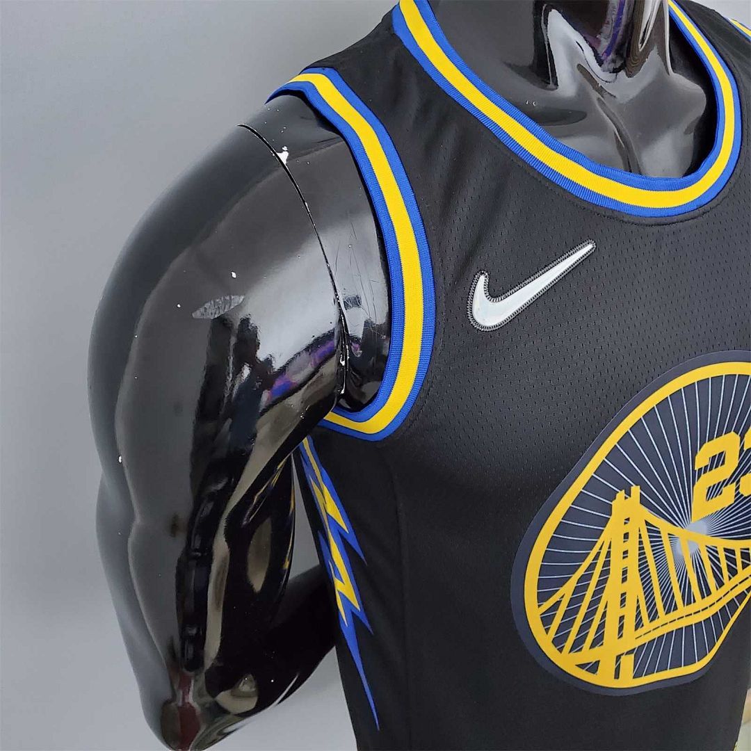 2022 75th Anniversary green#23 Warriors City Edition Black 11