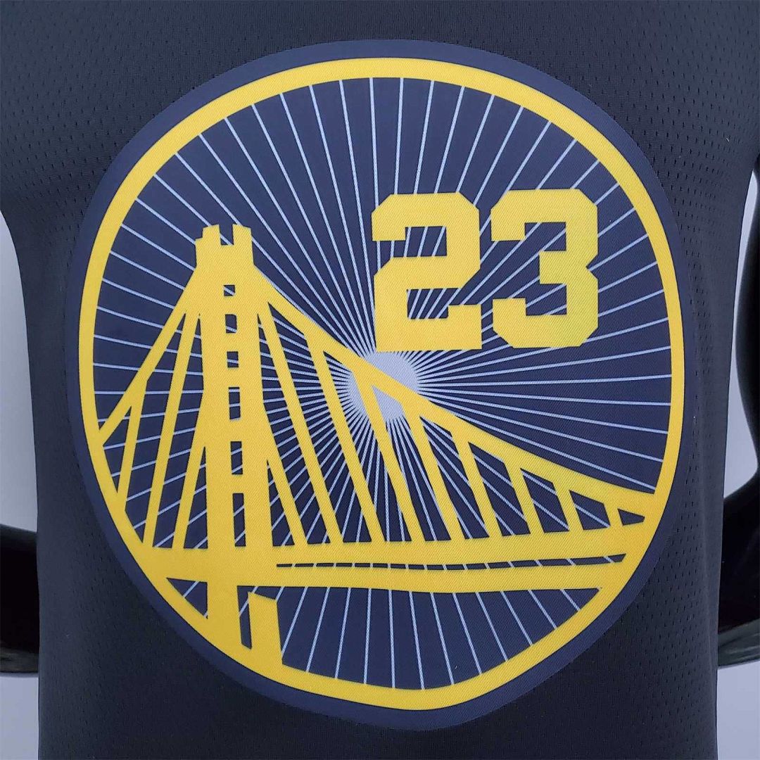 2022 75th Anniversary green#23 Warriors City Edition Black 6