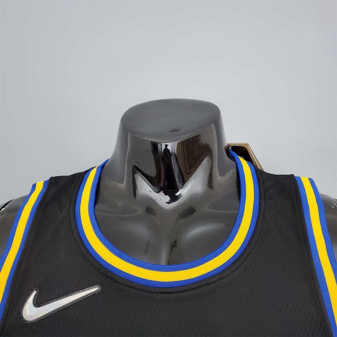 2022 75th anniversaire Iguodala #9 Warriors City édition noir 6