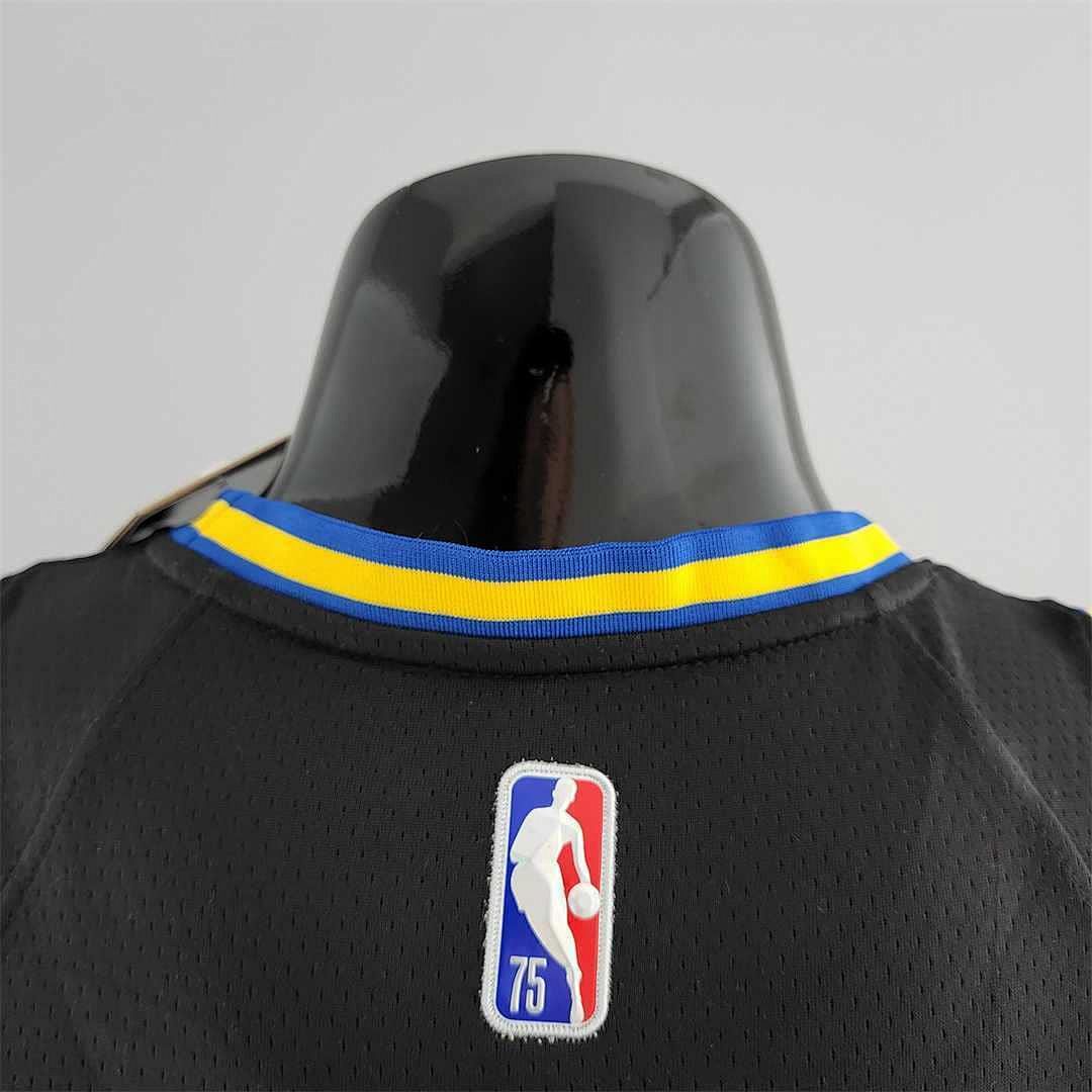 2022 75th Anniversary KUMINGA #00 Warriors City Edition Black NBA Jersey 4