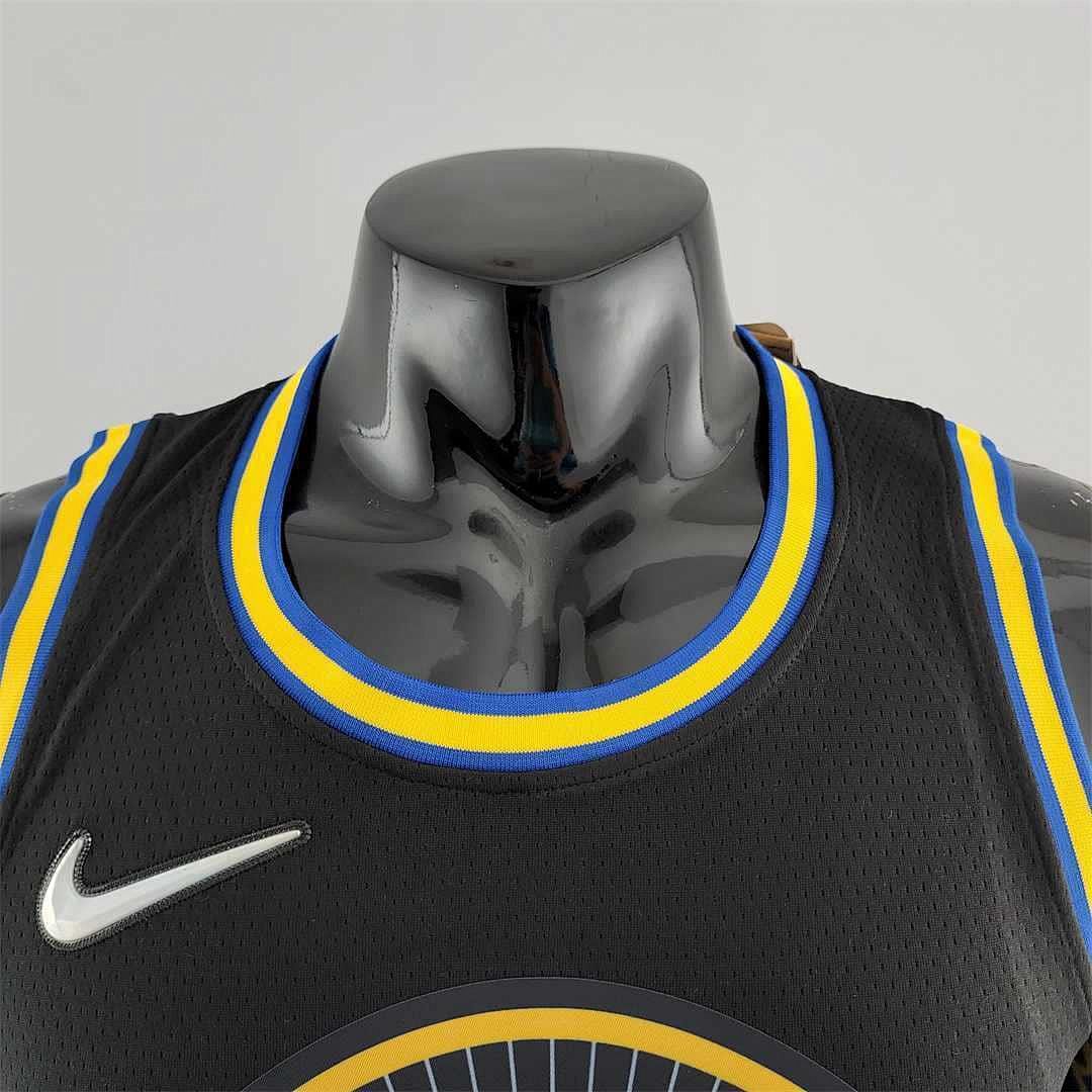 2022 75th Anniversary KUMINGA #00 Warriors City Edition Black NBA Jersey 6