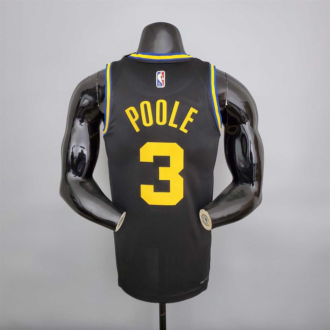 2022 75th Anniversary Poole #3 Warriors City Edition Black 3