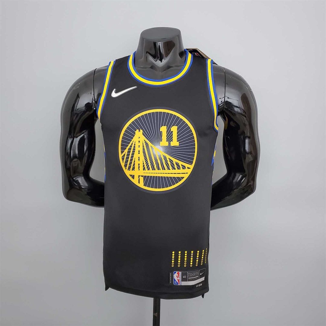 2022 75th Anniversary Thompson #11 Warriors City Edition Black