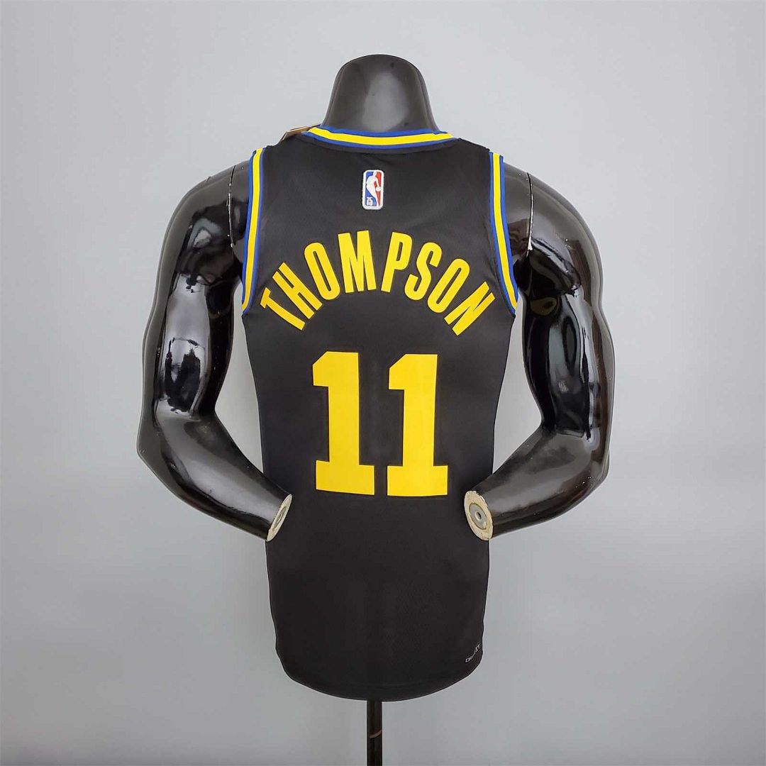 2022 75th Anniversary Thompson #11 Warriors City Edition Black 7