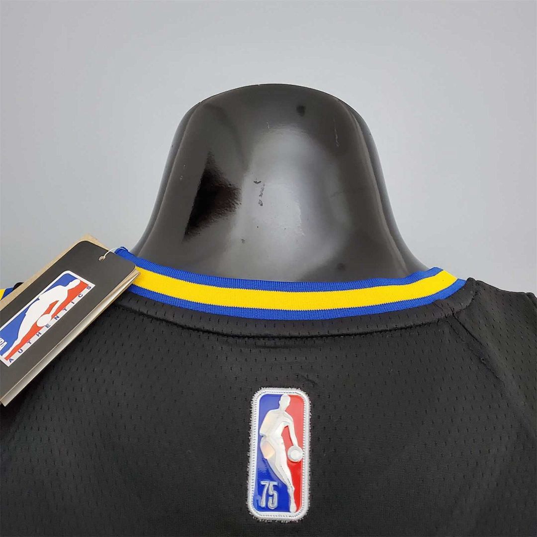 2022 75th Anniversary Wiggins #22 Warriors City Edition Black 9