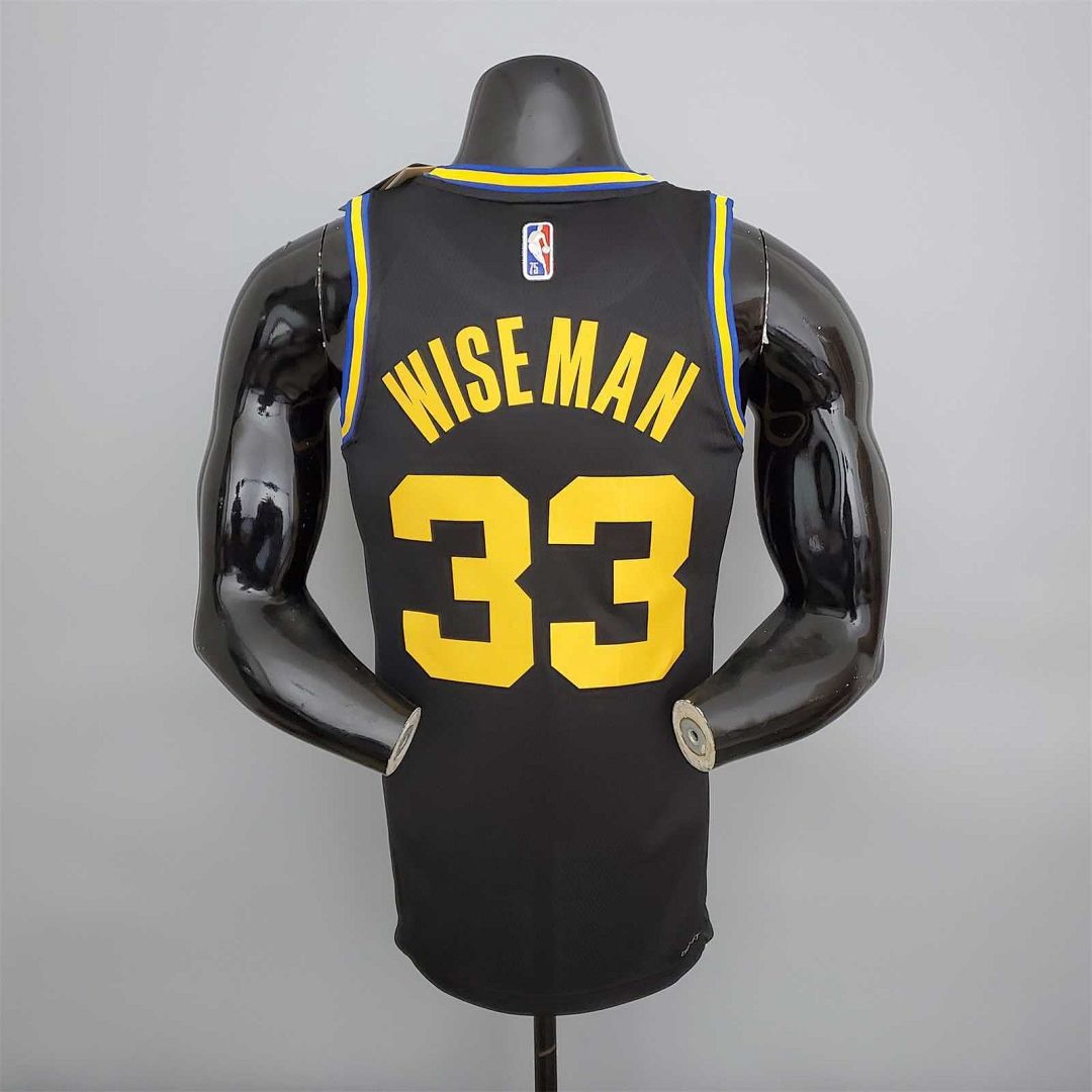 2022 75th Anniversary Wiseman#33 Warriors City Edition Black 5