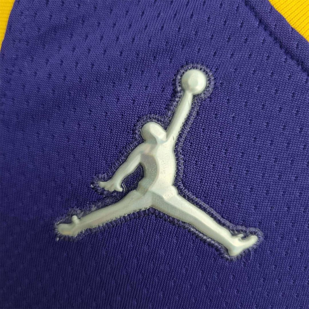 75th Anniversary Anthony #7 Los Angeles Lakers Jordan Purple NBA Jersey 6