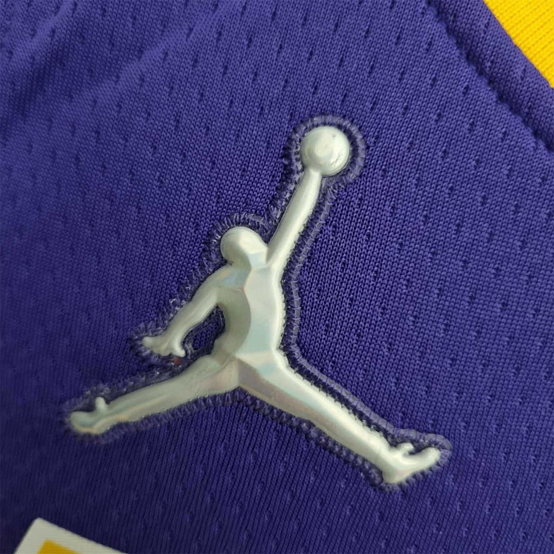 75th Anniversary BRYANT#8 Los Angeles Lakers Jordan Purple NBA Jersey 7