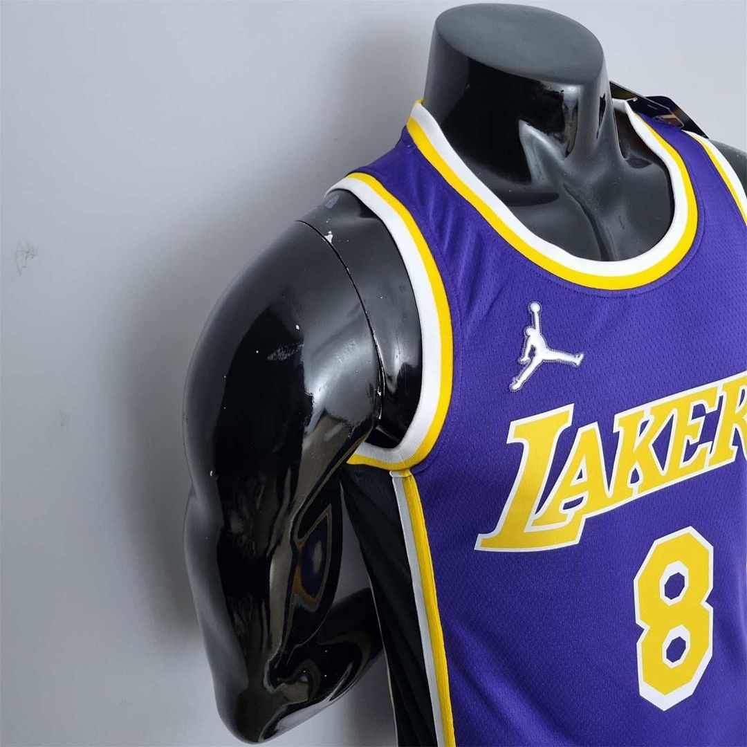 75th Anniversary BRYANT#8 Los Angeles Lakers Jordan Purple NBA Jersey 8