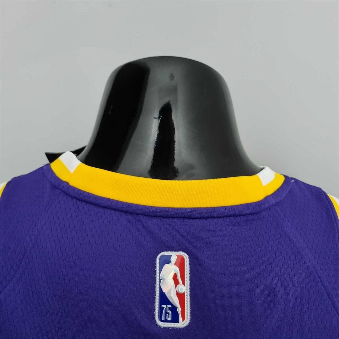 75th Anniversary BRYANT#24 Los Angeles Lakers Jordan Purple NBA Jersey 10