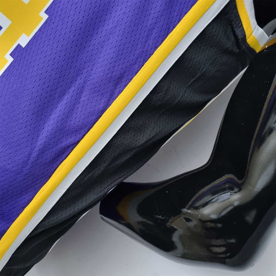 75th Anniversary BRYANT#24 Los Angeles Lakers Jordan Purple NBA Jersey 6