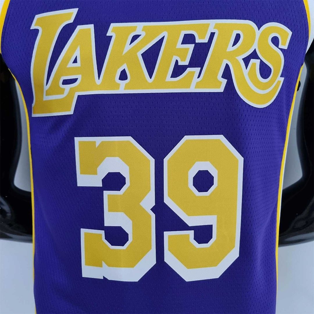 75th Anniversary Howard #39 Los Angeles Lakers Jordan Purple NBA Jersey 2