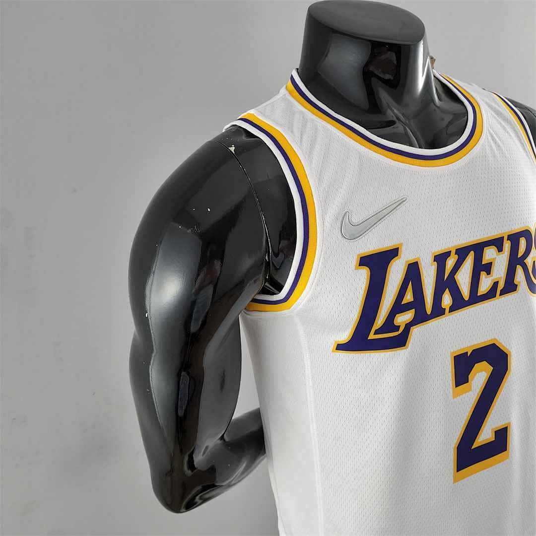 75th Anniversary IRVING #2 Los Angeles Lakers White NBA Jersey 8