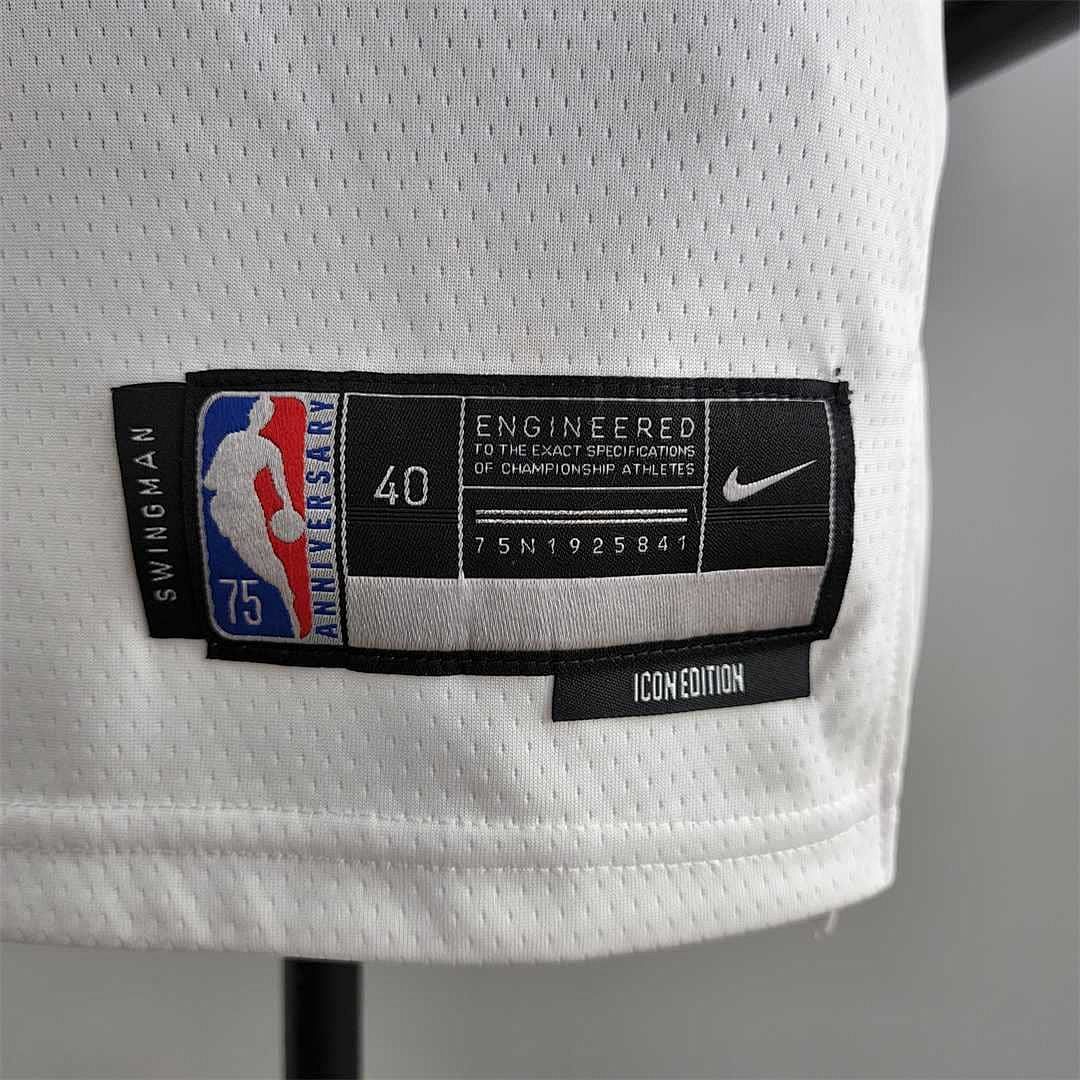 75th Anniversary IRVING #2 Los Angeles Lakers White NBA Jersey 9